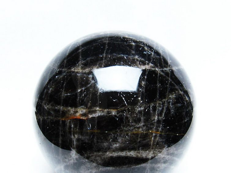 2.8Kg モリオン 純天然 黒水晶 丸玉 125mm [T572-9732] 2枚目