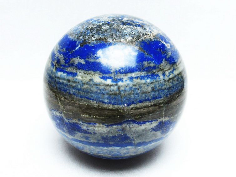 2.4Kg ラピスラズリ 丸玉 117mm [t574-3998] 1枚目