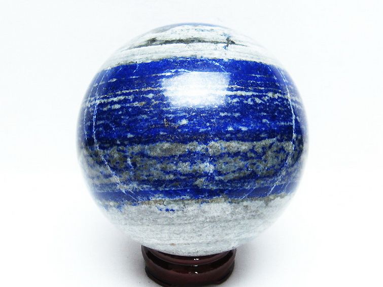 2.6Kg ラピスラズリ 丸玉 119mm [t574-4000] 3枚目