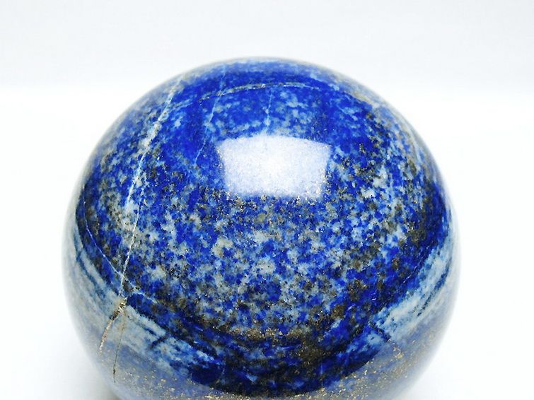 ラピスラズリ 丸玉 84mm [T574-4086] 2枚目