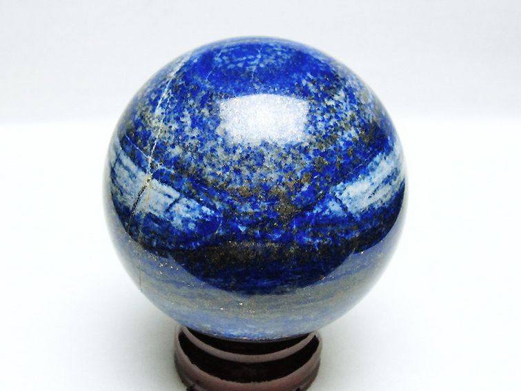 ラピスラズリ 丸玉 84mm [T574-4086] 3枚目