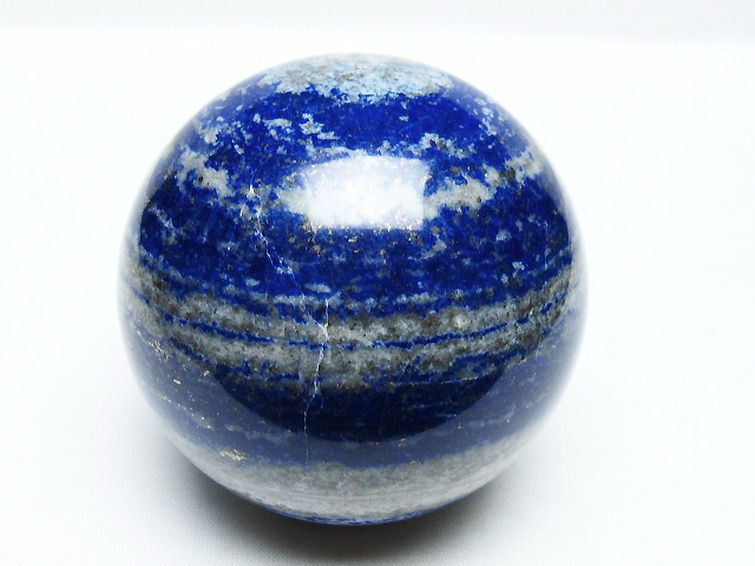 ラピスラズリ 丸玉 75mm [T574-4282] 1枚目