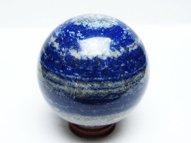 ラピスラズリ 丸玉 75mm [T574-4282] 3枚目