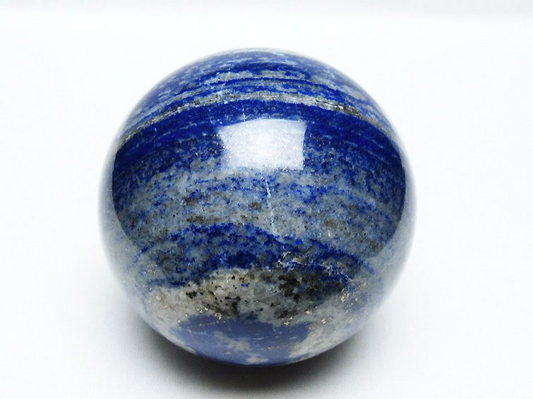 ラピスラズリ 丸玉 78mm [T574-4284] 1枚目