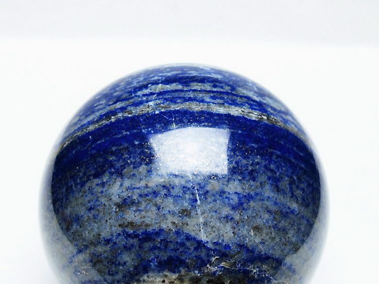 ラピスラズリ 丸玉 78mm [T574-4284] 2枚目