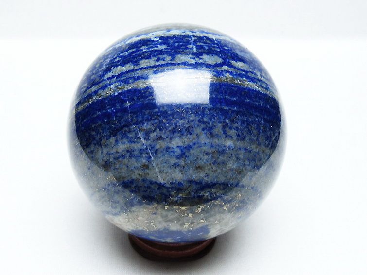 ラピスラズリ 丸玉 78mm [T574-4284] 3枚目