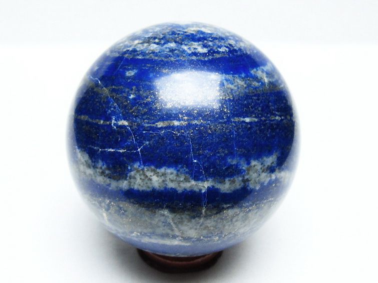 ラピスラズリ 丸玉 81mm [T574-4322] 3枚目