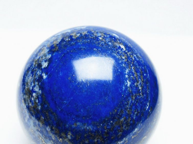 ラピスラズリ 丸玉 81mm [T574-4323] 2枚目