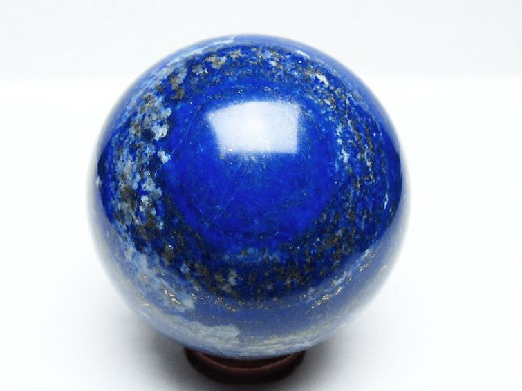 ラピスラズリ 丸玉 81mm [T574-4323] 3枚目