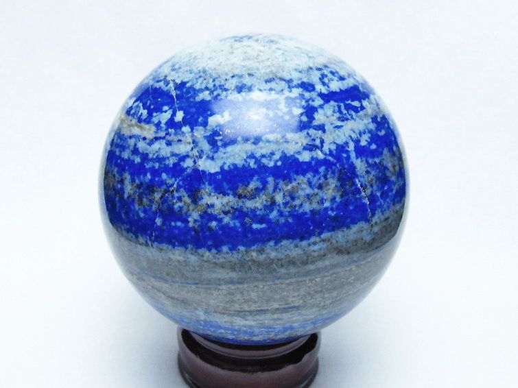 1Kg ラピスラズリ 丸玉 87mm [t574-4332] 3枚目