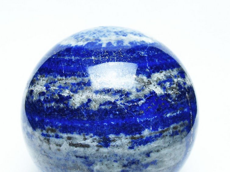 ラピスラズリ 丸玉 77mm [t574-4339] 2枚目