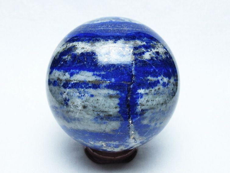 ラピスラズリ 丸玉 77mm [t574-4339] 3枚目