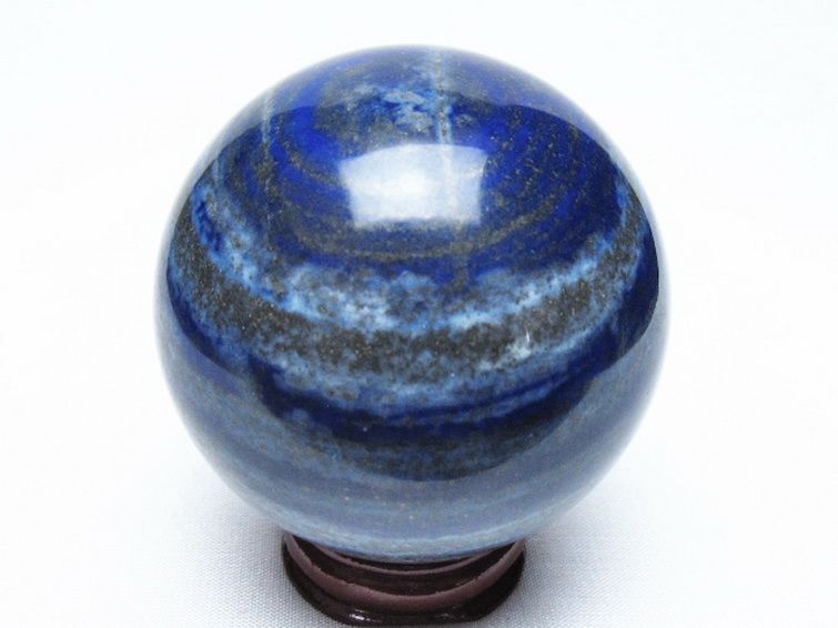 ラピスラズリ 丸玉 65mm [t574-4359] 3枚目