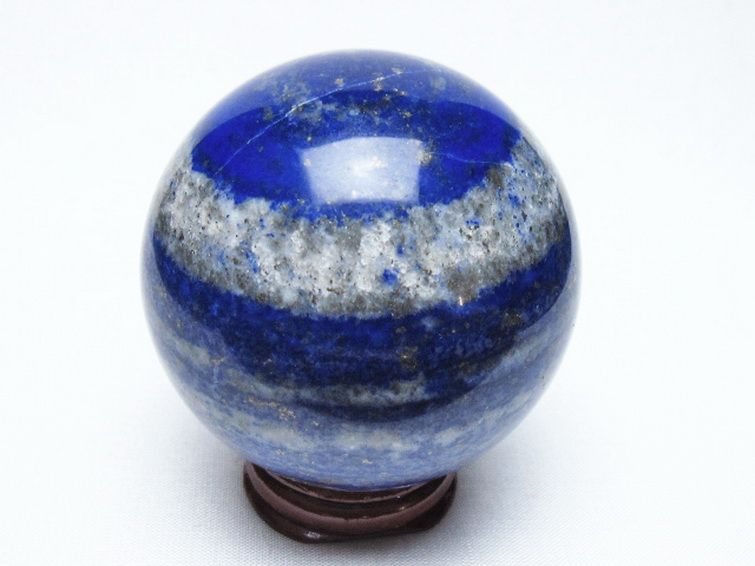 ラピスラズリ 丸玉 63mm [t574-4543] 3枚目