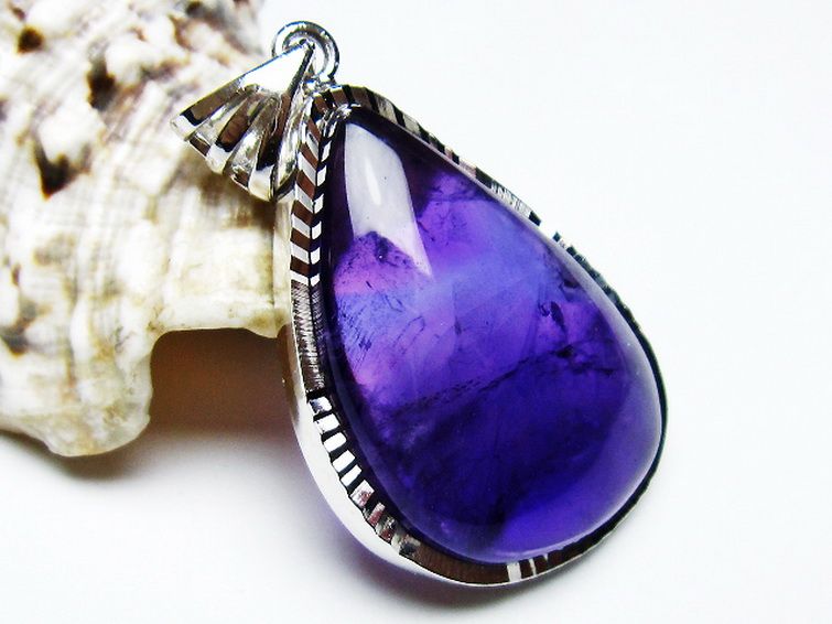アメジスト ペンダント [T576-2385] 2枚目