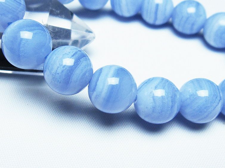 ブルーレースアゲート ブレスレット 12mm [t58-7156] 3枚目