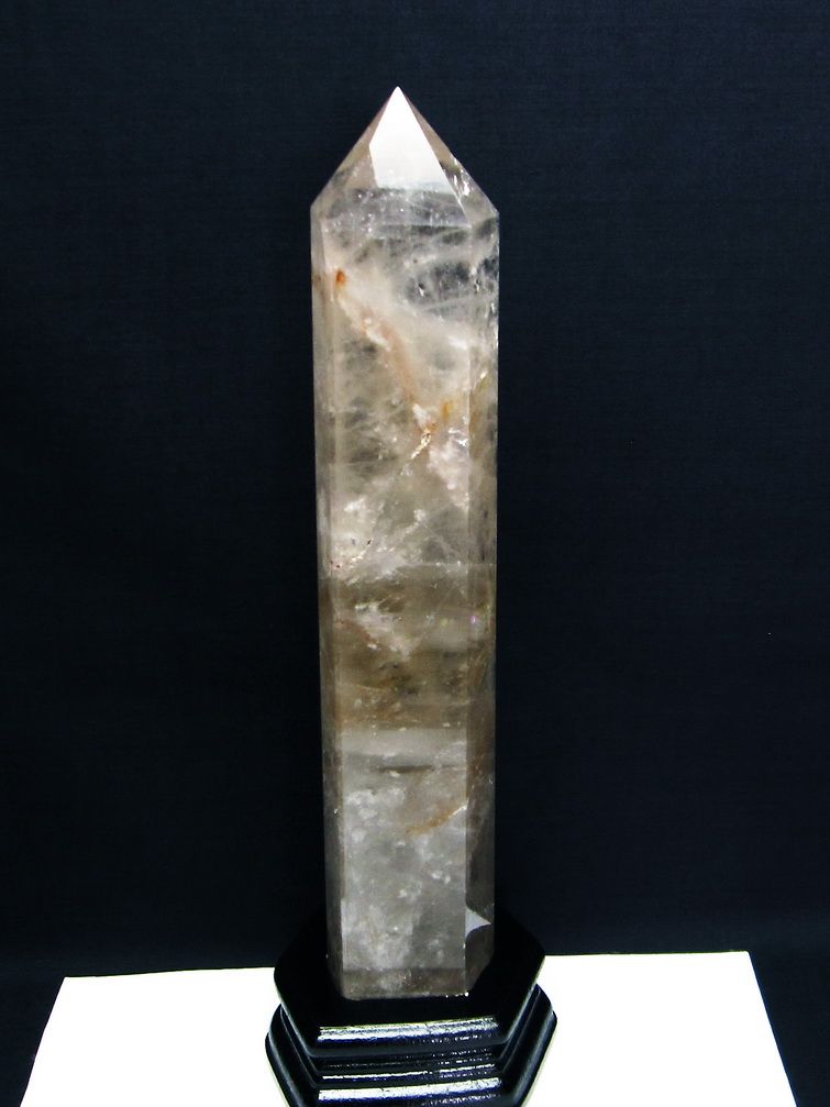 1.2Kg ライトニング水晶 六角柱 [t581-5571] 1枚目