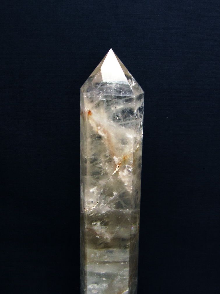 1.2Kg ライトニング水晶 六角柱 [t581-5571] 2枚目
