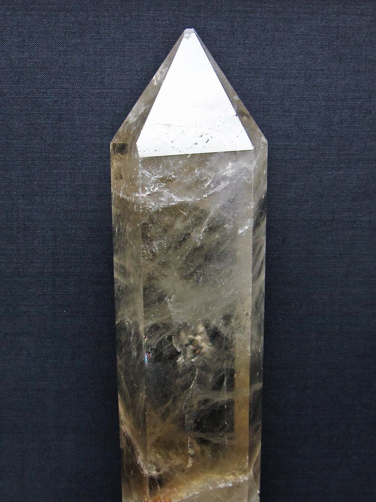 1.4Kg ライトニング水晶 六角柱 [t581-5993] 2枚目