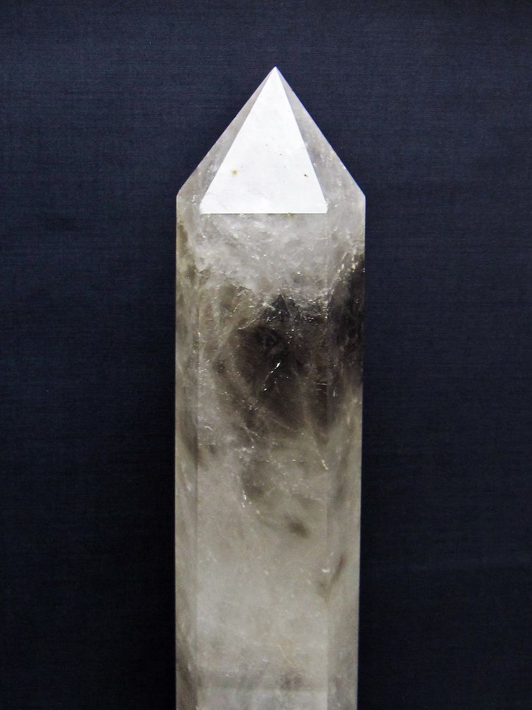 2Kg ライトニング水晶 六角柱[T581-6104] 2枚目