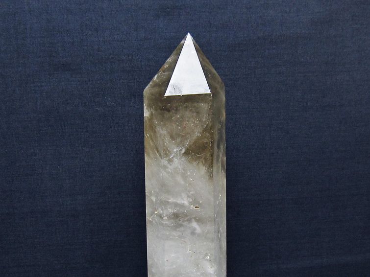 1.1Kg ライトニング水晶 六角柱[T581-6108] 3枚目