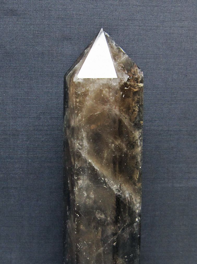 1.4Kg ライトニング水晶 六角柱[T581-6115] 2枚目