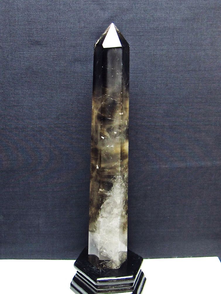 ライトニング水晶 六角柱 [t581-6122] 1枚目