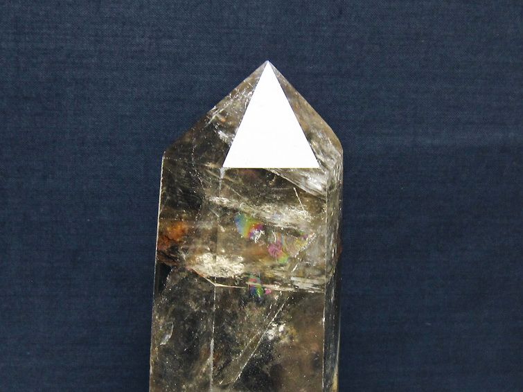 ライトニング水晶 六角柱[t581-6150]