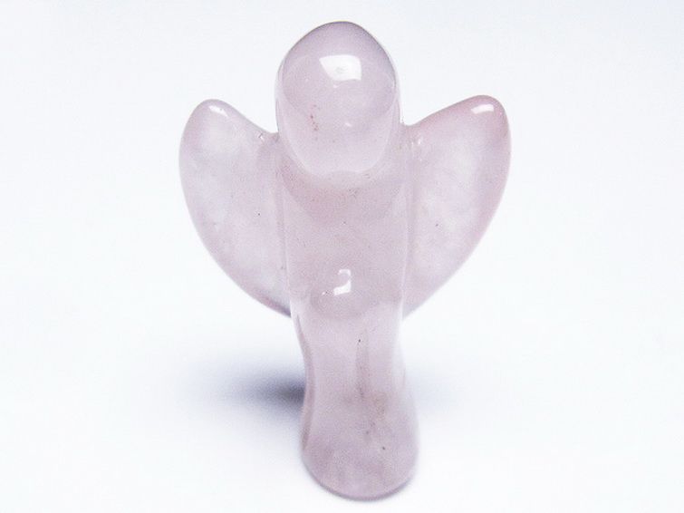 ローズクォーツ天使 置物 [t585-2405] 1枚目