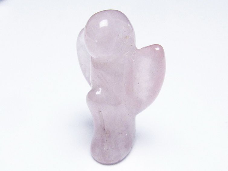 ローズクォーツ天使 置物 [t585-2405] 2枚目