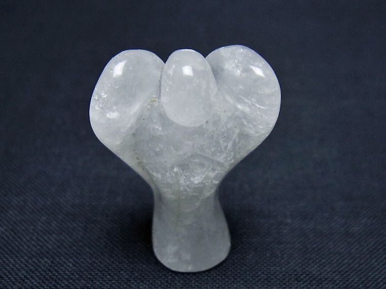 ヒマラヤ水晶天使 置物[T585-2596] 1枚目