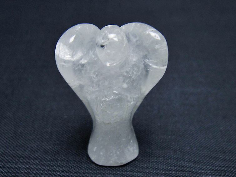 ヒマラヤ水晶天使 置物[T585-2602] 1枚目