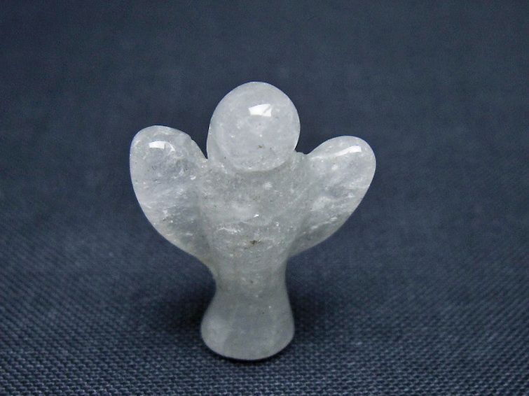 ヒマラヤ水晶天使 置物[T585-2625] 1枚目