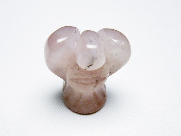 ローズクォーツ天使 置物 [t585-2640] 1枚目