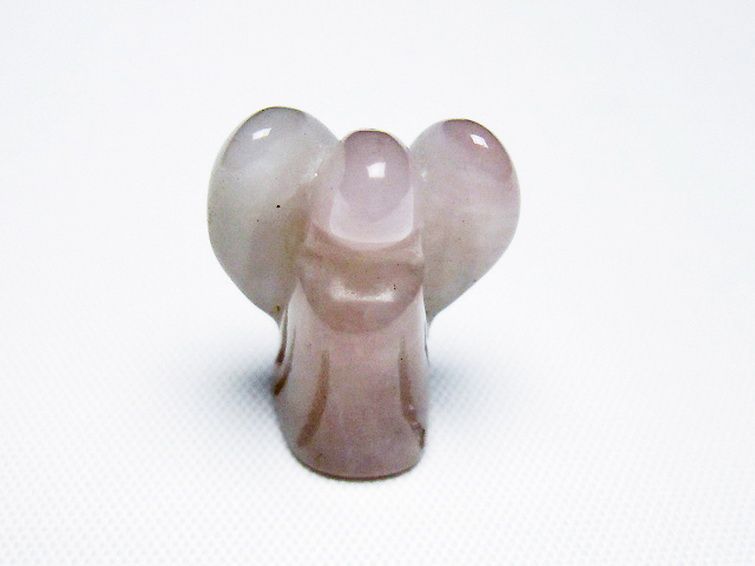 ローズクォーツ天使 置物[T585-2641] 1枚目