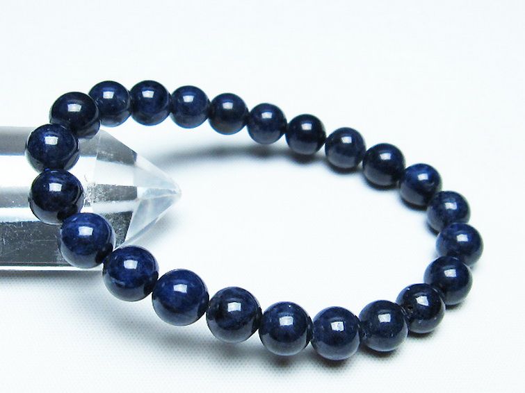 サファイア ブレスレット 8mm [t589-6196] 1枚目