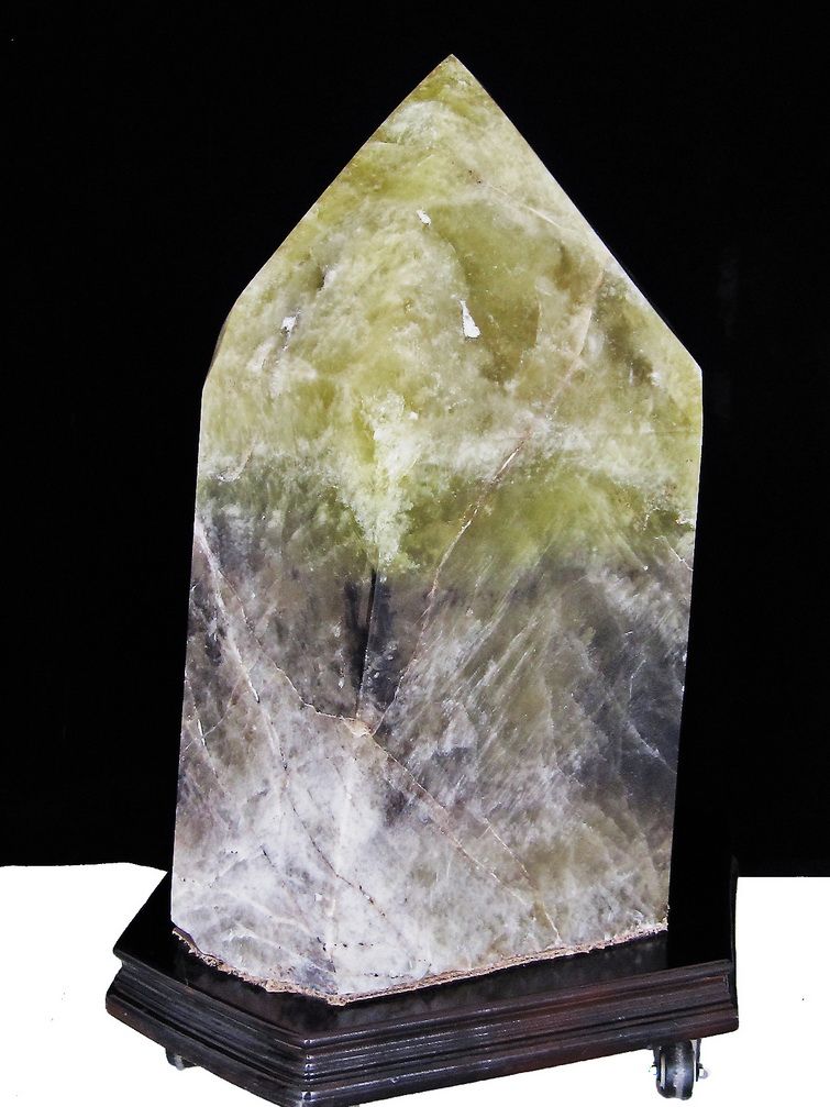 197.6Kg シトリン水晶 六角柱 同梱不可 [T59-1039] 1枚目