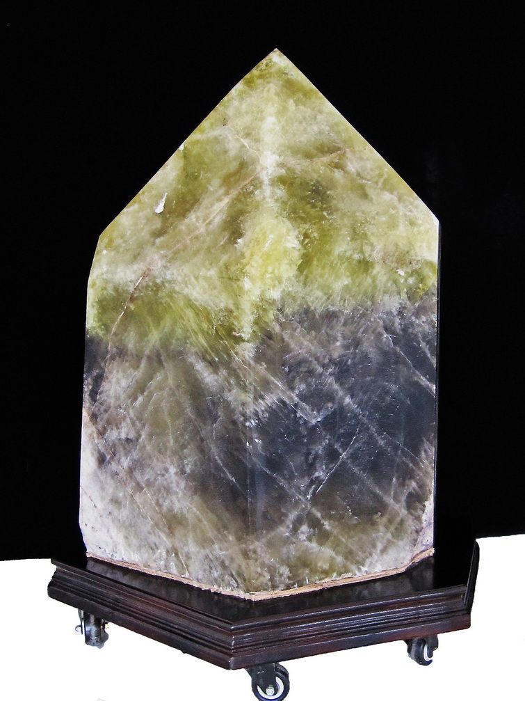 197.6Kg シトリン水晶 六角柱 同梱不可 [T59-1039] 3枚目