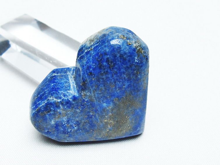 ラピスラズリ ハート 置物[T593-1326] 2枚目