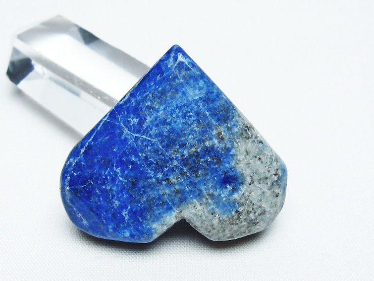 ラピスラズリ ハート 置物[T593-1326] 3枚目