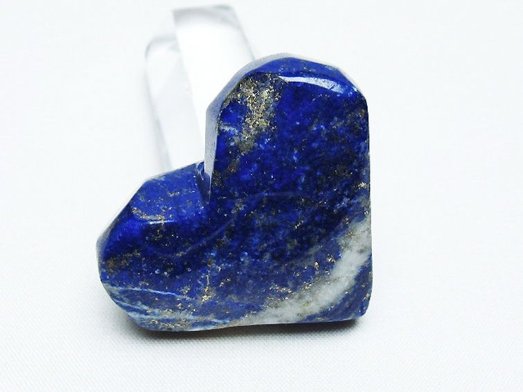 ラピスラズリ ハート 置物[T593-1381] 2枚目