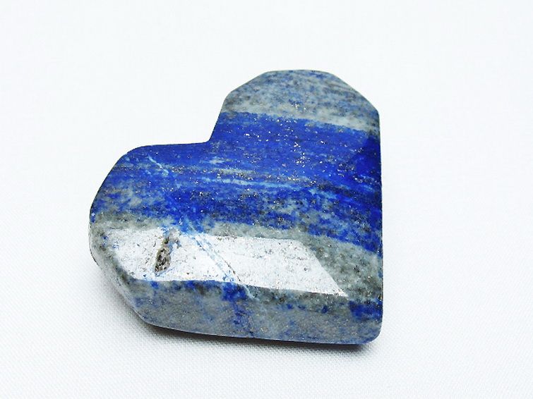 ラピスラズリ ハート 置物[T593-1395] 1枚目