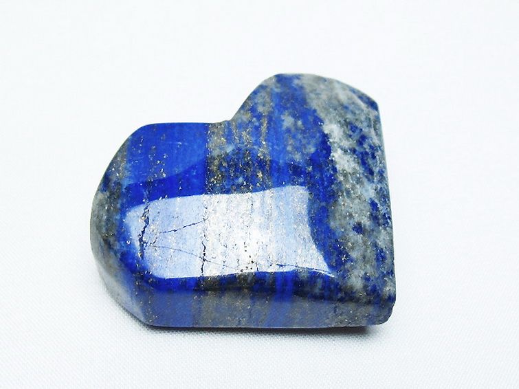 ラピスラズリ ハート 置物[T593-1408] 1枚目