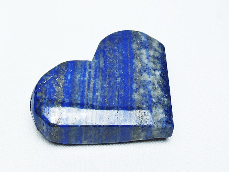 ラピスラズリ ハート 置物[T593-1462] 1枚目