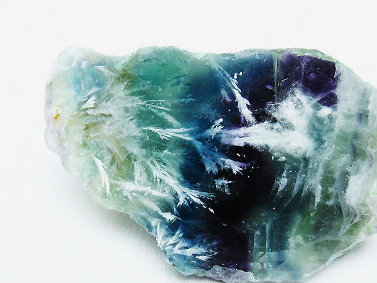 エンジェルフェザー フローライト 原石[T599-2584] 3枚目