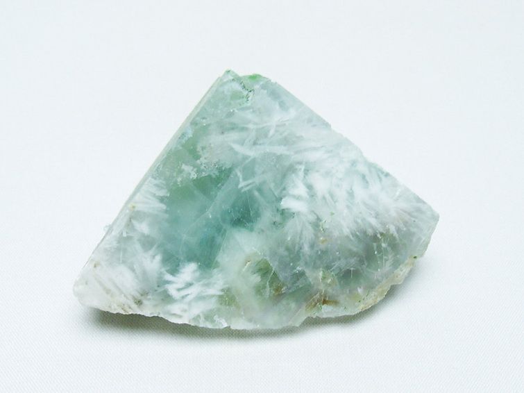 エンジェルフェザー フローライト 原石[T599-2586] 1枚目