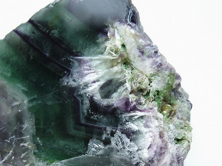 エンジェルフェザー フローライト 原石[T599-2737] 3枚目