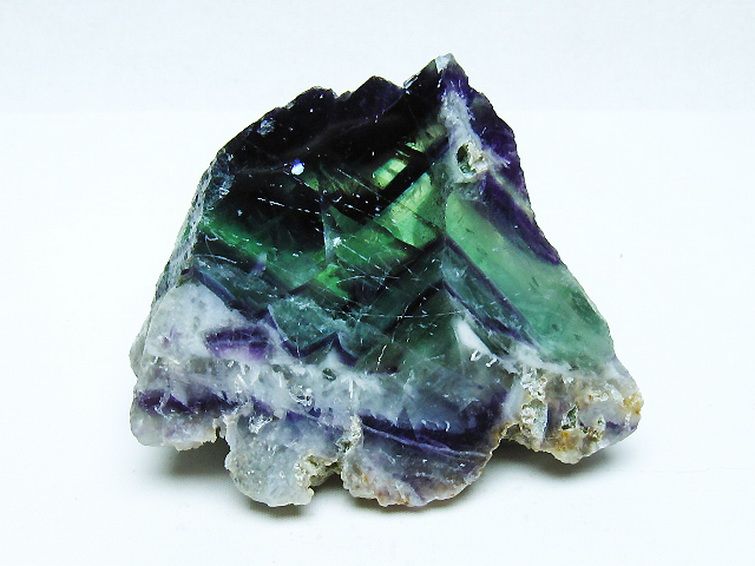 エンジェルフェザー フローライト 原石 [t599-2849] 1枚目