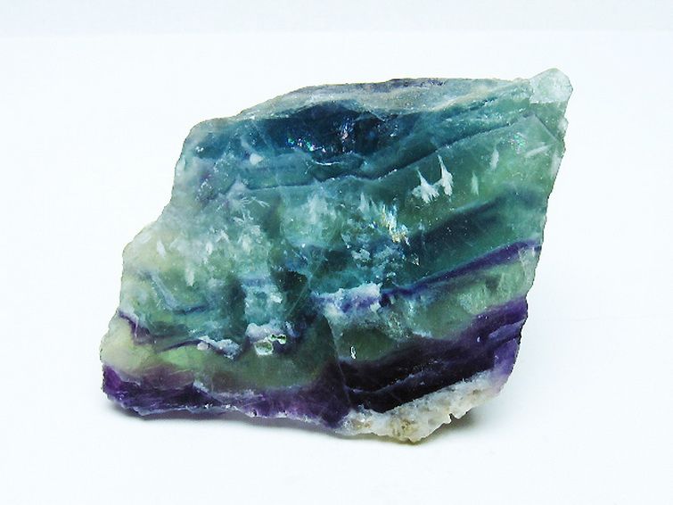 エンジェルフェザー フローライト 原石 [t599-2858]