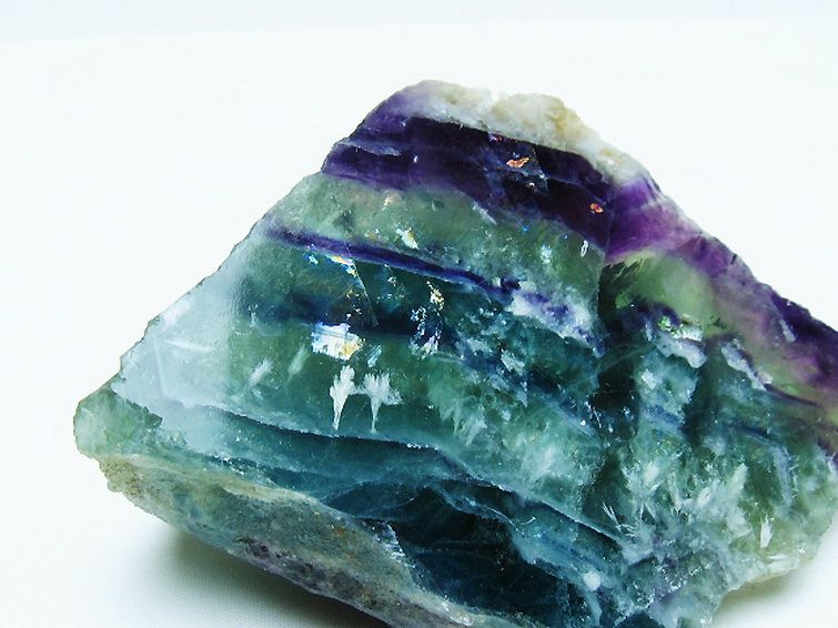 エンジェルフェザー フローライト 原石 [t599-2858] 3枚目